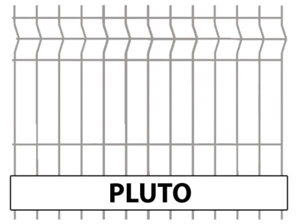Zváraný 3D plotový panel Pluto  ZINOK, 5mm drôt, oko 55x200mm