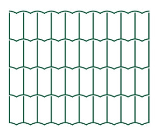 E-plast oko 100x50mm zelená drôt 2,2mm